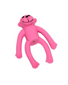 Coastal Li'l Pals Pink Latex Monkey 4"