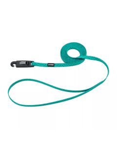 Coastal Li'l Pals Teal & Grey Diamonds Patterned Dog Leash with E-Z Snap 6'