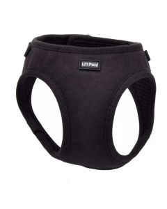 Coastal Li'l Pals  Black Microfiber Dog Harness Small 3/8" X 10"-12"