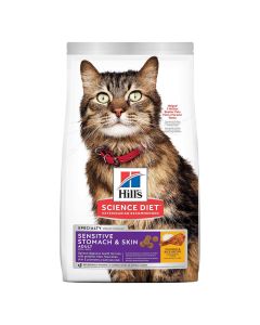 Hill’s Science Diet Adult Sensitive Stomach & Skin Cat Food 13 lbs