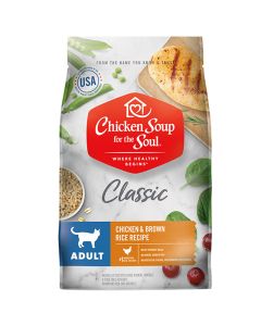 Chicken Soup for the Soul Classic Adult Cat Chicken & Brown Rice Cat Food 4.5 lbs