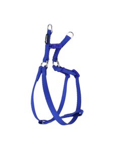 Coastal Li'l Pals Comfort Wrap Adjustable Dog Harness Light Blue with Paw Prints 3/8" X 8"-14"
