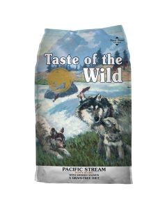 Taste of the Wild Pacific Stream Puppy Recipe with Smoked Salmon Dog Food 28 lbs