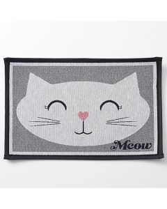 Petrageous Designs Sleepy Kitty Tapestry Mat 19 in x 13 in