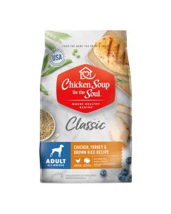 Chicken Soup for the Soul Classic Adult Chicken, Turkey & Brown Rice Recipe Dog Food 13.5 lbs