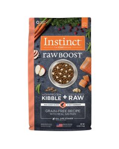 Instinct Raw Boost Grain-Free Recipe with Real Salmon Dog Food 18 lbs