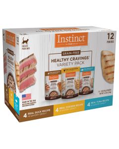 Instinct Healthy Cravings Variety Pack for Cats 3 oz 12 ct