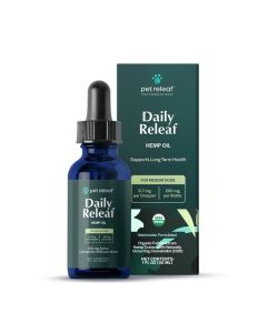 Pet Releaf Daily Releaf 200mg Hemp Oil for Medium Dogs 1 fl. oz.