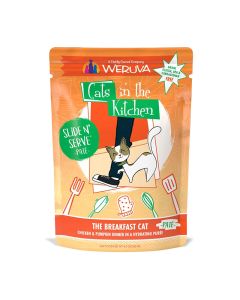 WERUVA The Breakfast Cat Chicken & Pumpkin Dinner Pate Cat Food 3 oz