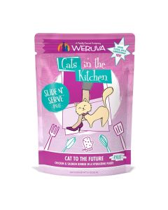 WERUVA Cat to The Future Chicken & Salmon Dinner Pate Cat Food 3 oz