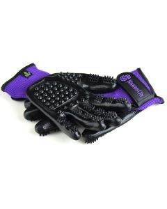 Hands On Grooming Gloves Purple Medium