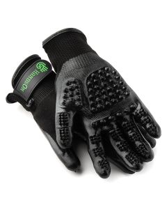 Hands On Grooming Gloves Black Medium