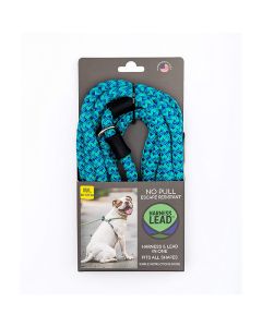Harness Lead Blue Multi Medium/Large 40-170 lbs.