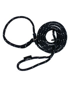 Harness Lead Black Reflective Small/Medium 14-40 lbs.