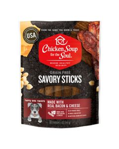 Chicken Soup for the Soul Grain Free Savory Sticks Made with Real Bacon & Cheese