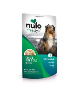Nulo Freestyle Chicken, Duck & Kale in Broth Natural Food Complement for Dogs