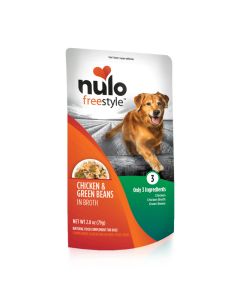Nulo Freestyle Chicken & Green Beans in Broth Natural Food Complement for Dogs