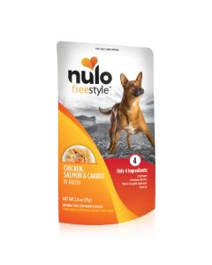 Nulo Freestyle Chicken, Salmon & Carrot in Broth Natural Food Complement for Dogs