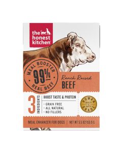 The Honest Kitchen Meal Booster 99% Real Beef Meal Enhancer for Dogs 5.5 oz.