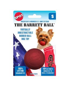 Spot The Barrett Ball Dog Toy Red Small 2.5"