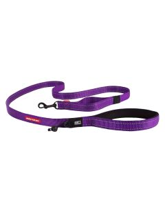 EzyDog Soft Trainer Leash with Traffic Control Handle Purple