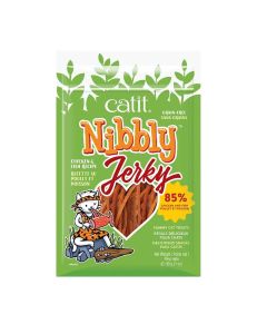 Catit Nibbly Chicken & Fish Jerky 1oz
