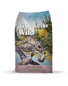 Taste of the Wild Lowland Creek Feline Recipe with Roasted Quail & Roasted Duck 5 lbs.