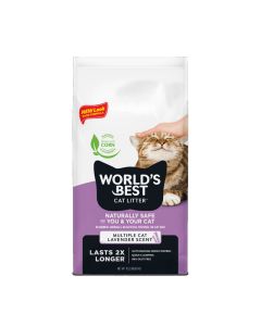 World's Best Cat Litter Multi Cat Lavender Scent 15 lbs.