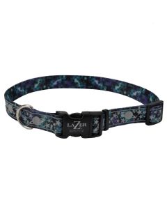 Coastal Lazer Brite Galaxy Patterned Collar 5/8" X 12"-18"