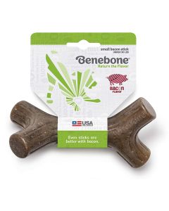 Benebone Bacon Stick Dog Chew Toy Large