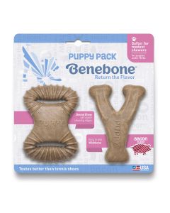 Benebone Puppy Pack Dental Chew & Wishbone Dog Chew Toy