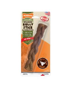 Nylabone Power Chew Alternative Braided Bully Braid Stick Chew Toy 8in.
