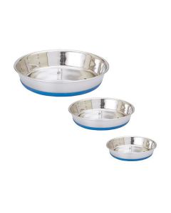 Indipets Shallow Heavy Dish with Silicon Bonded Base Medium 12 oz.