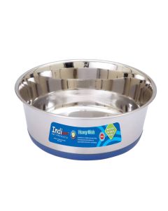 Indipets Heavy Premium Dish with Silicon Bonded Base 4 Quart