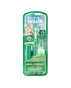 Fresh Breath by TropiClean Oral Care Kit for Cats