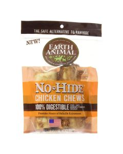 Earth Animal No-Hide Chicken Recipe Dog Chews Small 2pk