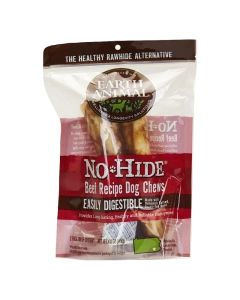 Earth Animal No-Hide Beef Recipe Dog Chews Medium 2pk