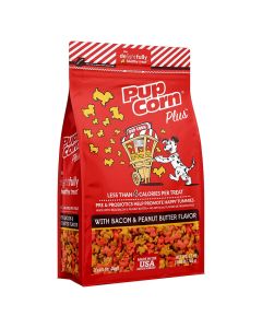 Pup Corn Plus with Bacon & Peanut Butter Flavor Dog Treats 27 oz.