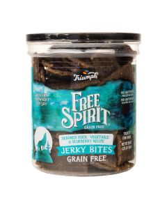 Triumph Free Spirit Grain Free Duck, Vegetable & Blueberry Recipe Jerky Bites 20 oz.