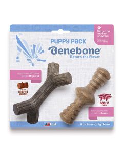 Benebone Puppy Pack Maplestick & Zaggler Dog Chew Toy