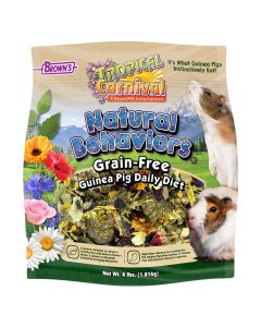 Brown's Tropical Carnival Natural Behaviors Guinea Pig Grain-Free Daily Diet 4 lbs.