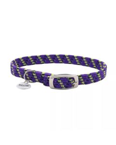 Coastal ElastaCat Purple Reflective Safety Stretch Collar 3/8" x 10"
