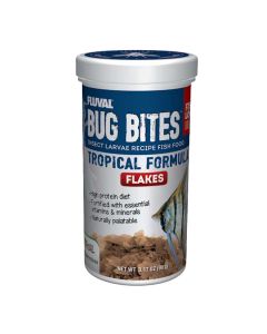 Fluval Bug Bites Tropical Formula Flakes 3.17oz