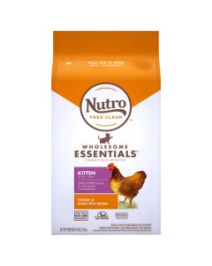 Nutro Wholesome Essentials Kitten Farm-Raised Chicken & Brown Rice Recipe 5 lbs.