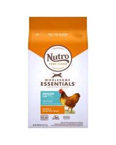 Nutro Wholesome Essentials Indoor Cat Adult Farm-Raised Chicken & Brown Rice Recipe 5 lbs.