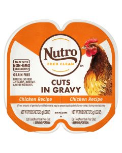 Nutro Perfect Portions Cuts in Gravy Chicken Recipe Adult Cat Food