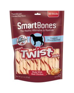 SmartBone Smart Twist Sticks Chews Vegetable & Chicken 50pk