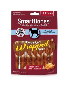 SmartBones Chicken Wrapped Sticks with Vegetable 8pk