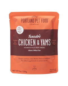 Portland Pet Food Tuxedo's Chicken and Yams 9oz Meal Pouch