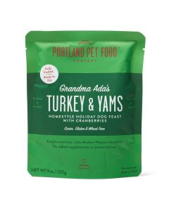 Portland Pet Food Grandma Ada's Turkey and Yams 9oz Meal Pouch